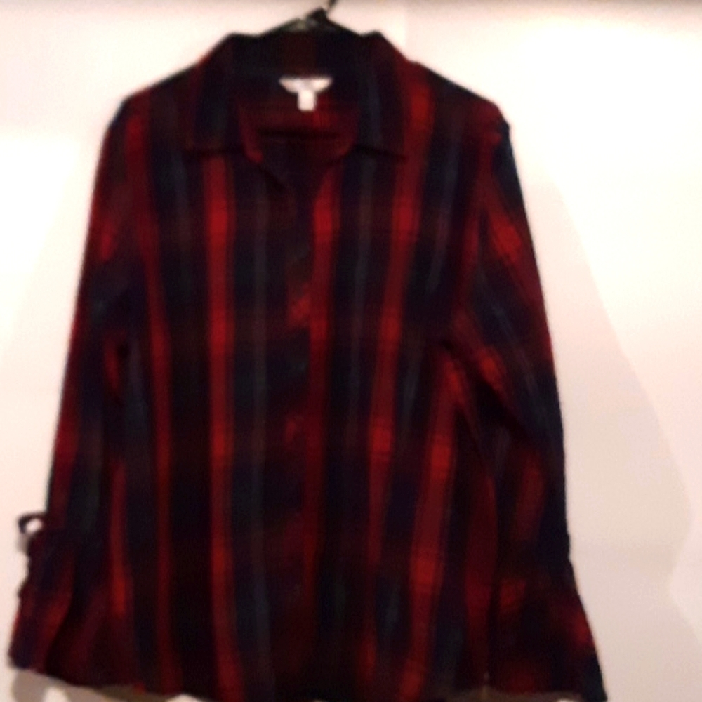Plaid shirt Red